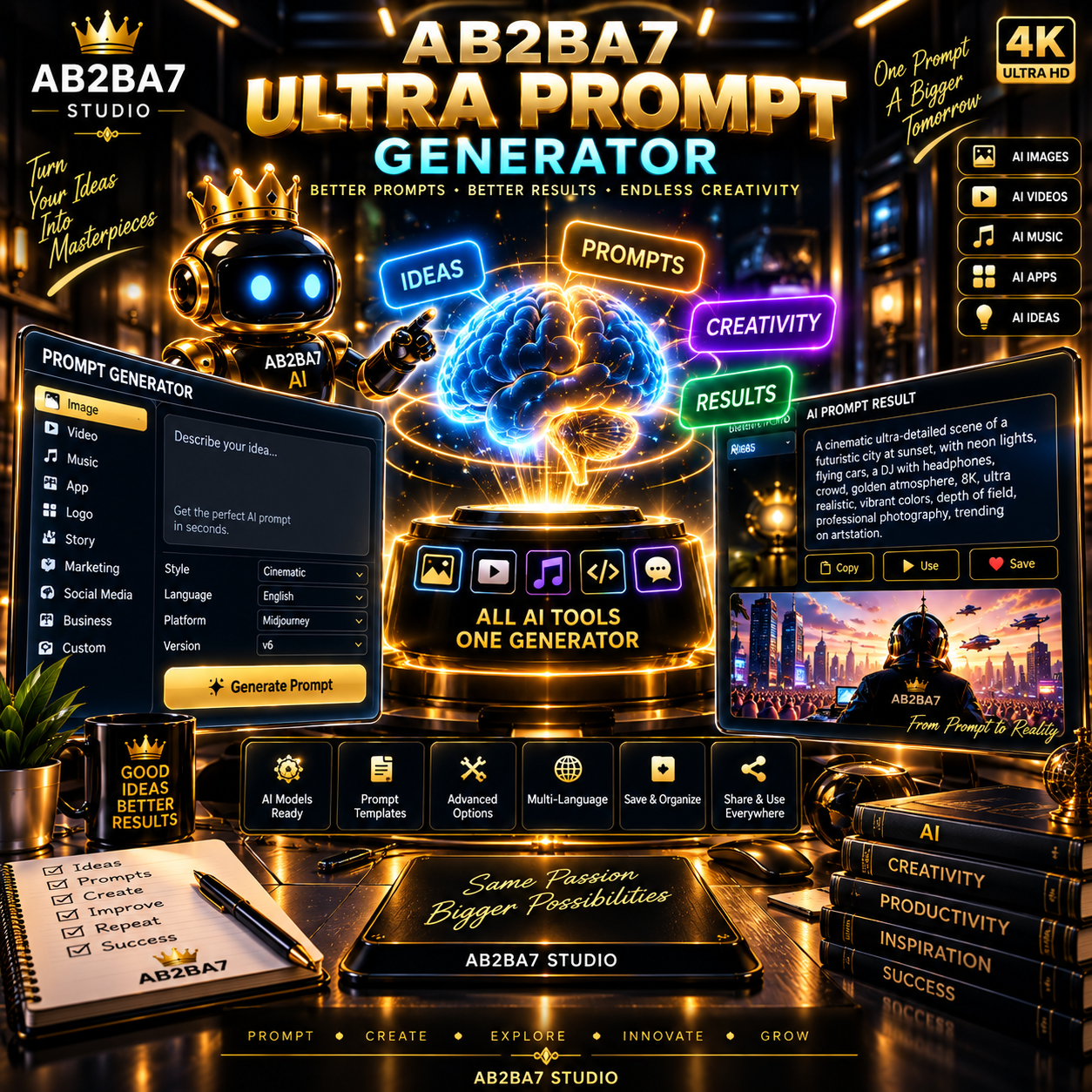 AB2BA7 Ultra Prompt Generator